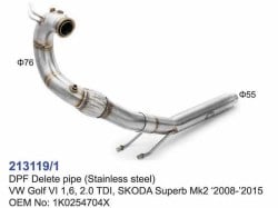 vw-golf-6-1-6-2-0-tdi-skoda-superb-mk2-08-15-stainless-steel-dpf-delete-pipe-(1)